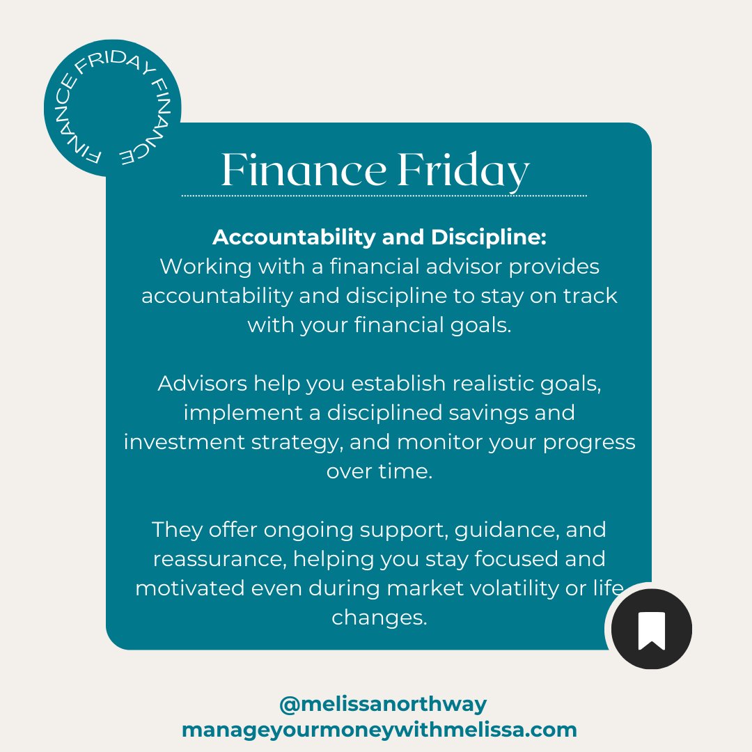 Accountability and discipline pave the path to financial success! Learn how these crucial traits can transform your money management journey and secure your financial future. 💸💪
manageyourmoneywithmelissa.com

#FinancialWellness #MoneyManagement #FinancialAdvice #MoneySavingTips