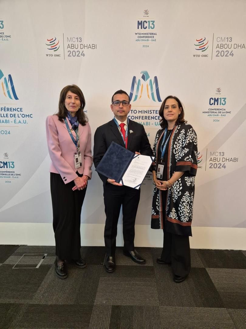 La República Bolivariana de Venezuela, se adhirió al Acuerdo sobre Facilitación del Comercio, establecido por la Organización Mundial del Comercio (OMC). 
En la XIII Conferencia Ministerial de la OMC, dimos un paso adelante y continuamos en la ruta para consolidar el proceso de