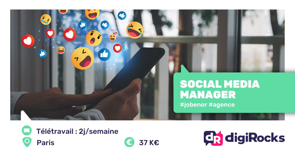 as_jarrige's tweet photo. 🍀A jour exceptionnel (29 fév), job exceptionnel pour fan de réseaux sociaux et de marque employeur, Anglais courant  : SOCIAL MEDIA MANAGER (37 à 39 k€) à Paris en agence

👉 Postule en 2 mn : https://t.co/p2y2UstPw3 ✅ 

#iciçarecrute #socialmedia #socialmediamanager https://t.co/S7rJIMtF4H