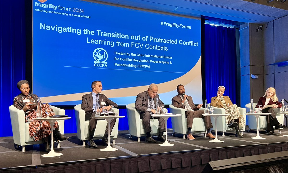 Navigating the Transition out of Protracted Conflict: Learning from FCV Contexts. Day 3 of #FragilityForum starts with fascinating session on pathways out of fragility and multidimensional factors that play a role in overcoming crisis and fragility. @WBG_Dev4Peace @g7plus