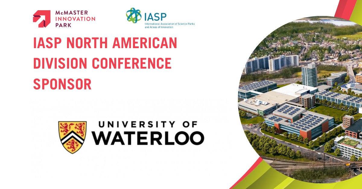 McMaster Innovation Park (@mip_hamilton) on Twitter photo We are happy to announce the <a href="/UWaterloo/">University of Waterloo</a>  as one of our strategic partners for the upcoming <a href="/IASPnetwork/">IASP</a>  #NorthAmerican Division Conference. Learn more about the conference by visiting the event page: mcmasterinnovationpark.ca/iasp-north-ame… We are happy to announce the <a href="/UWaterloo/">University of Waterloo</a>  as one of our strategic partners for the upcoming <a href="/IASPnetwork/">IASP</a>  #NorthAmerican Division Conference. Learn more about the conference by visiting the event page: mcmasterinnovationpark.ca/iasp-north-ame…