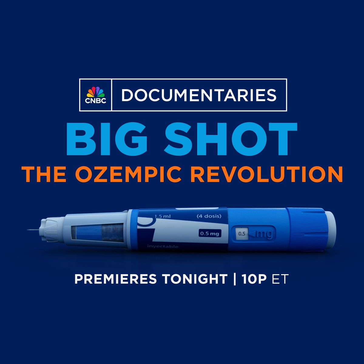 CNBC (@cnbc) on Twitter photo CNBC’s newest documentary, featuring <a href="/MelissaLeeCNBC/">Melissa Lee</a>, “Big Shot: The Ozempic Revolution,” provides an in-depth look at how diabetes drugs have reinvented the weight loss business and diet culture in America.
Watch tonight at 10pm ET/PT on CNBC.
cnb.cx/48vo7wQ CNBC’s newest documentary, featuring <a href="/MelissaLeeCNBC/">Melissa Lee</a>, “Big Shot: The Ozempic Revolution,” provides an in-depth look at how diabetes drugs have reinvented the weight loss business and diet culture in America.
Watch tonight at 10pm ET/PT on CNBC.
cnb.cx/48vo7wQ
