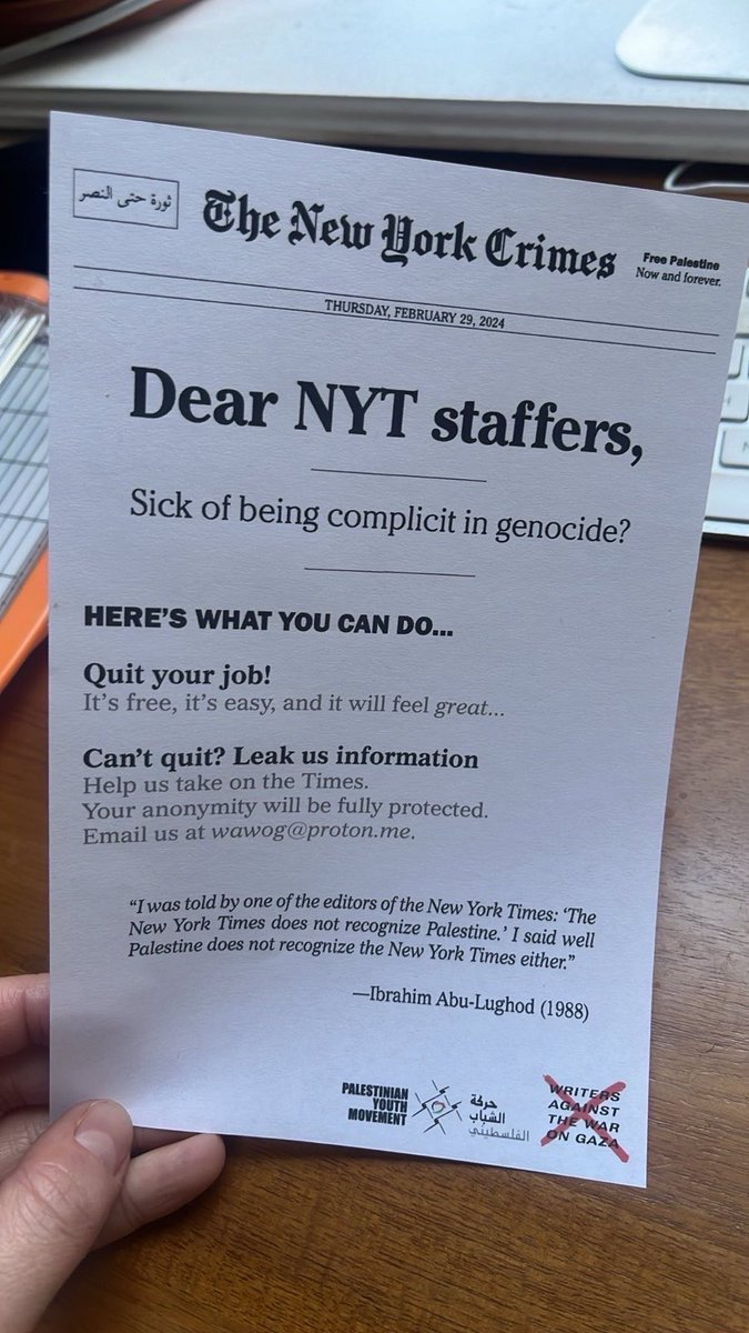 Writers Against the War on Gaza tweet media