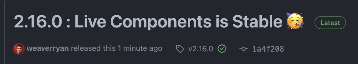 After nearly 3 years &amp; 600 commits, Live Components is STABLE.