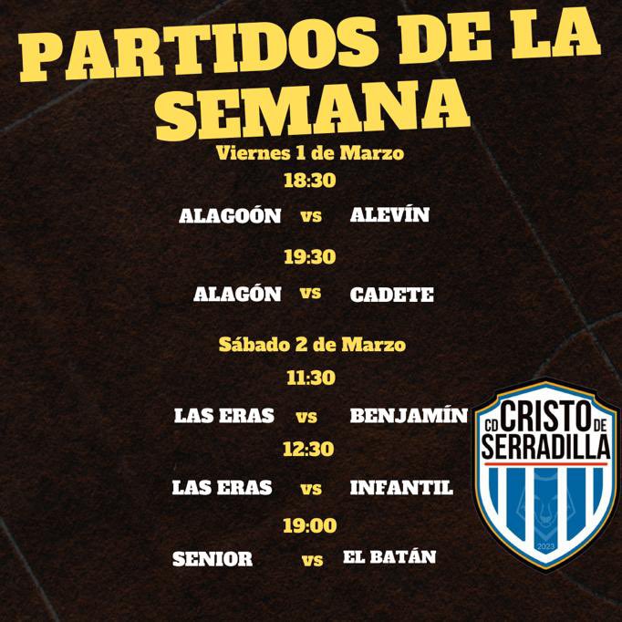 CD Cristo de Serradilla (@cd_serradilla) on Twitter photo 