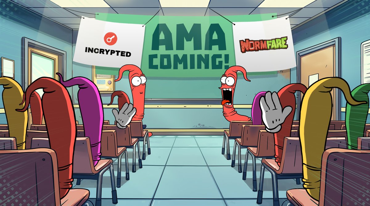 🚀🐛 Big News, WormFare Warriors! 🚀🐛

We're teaming up with @Incrypted for an exclusive online AMA session TOMORROW! 🎉 Dive deep into the world of Slap Game: The Peach-Slapping Fiesta and get a sneak peek at our upcoming card game. 🍑🃏

🔥 Have burning questions? Curious