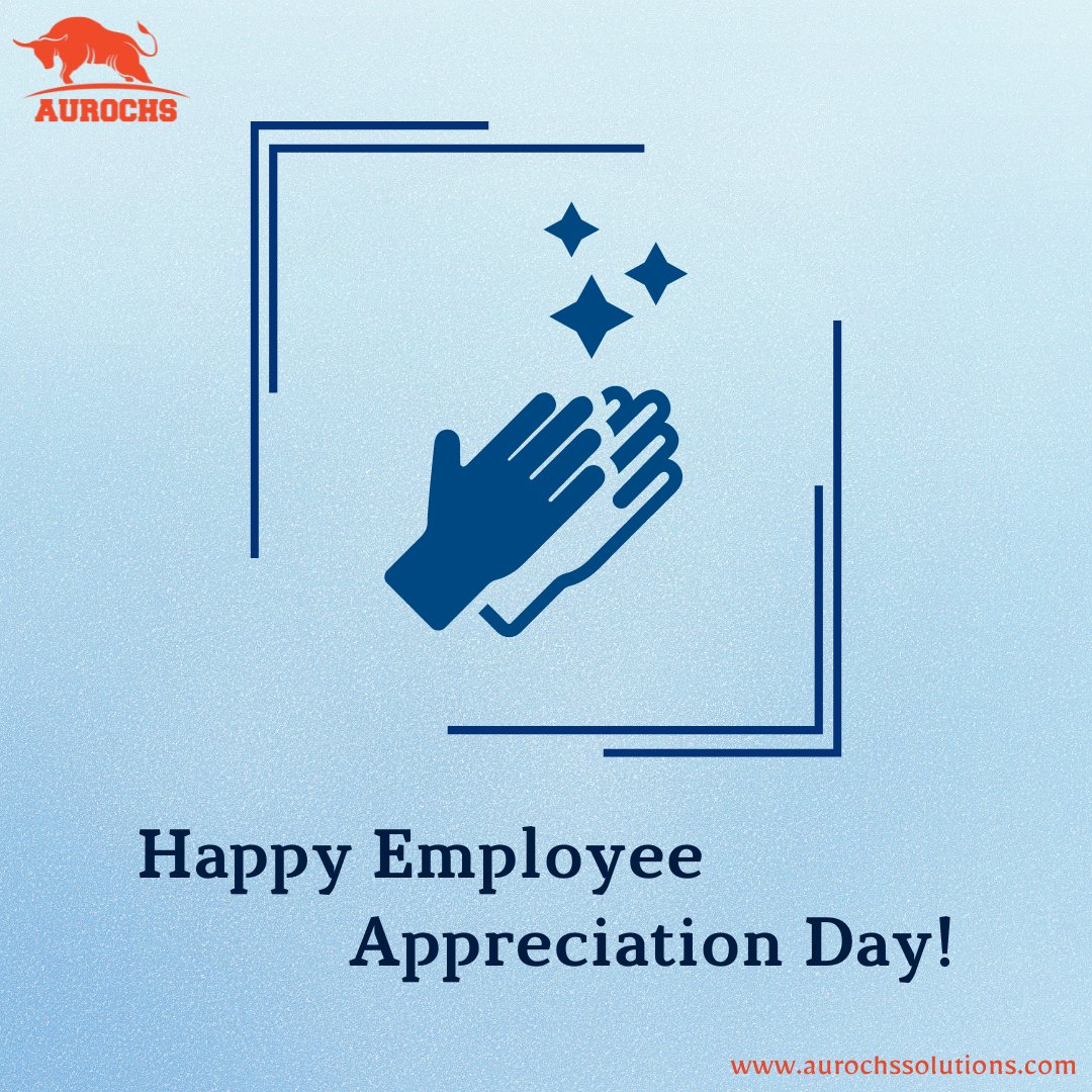 AurochsSoftware's tweet image. To our amazing employees: thank you for your hard work, creativity, and dedication. Happy Employee Appreciation Day!
#EmployeeAppreciationDay #WorkforceRecognition #EmployeeRecognition