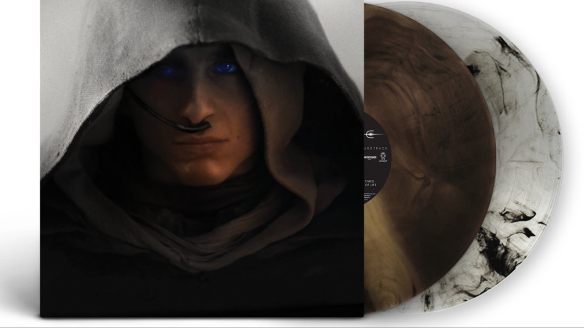 Up-and-coming collectibles company @MadeByMutant is releasing the @dunemovie Part 2 soundtrack on vinyl and CD, and the gorgeous album artwork has to be seen to be believed. bit.ly/3UYoWLj