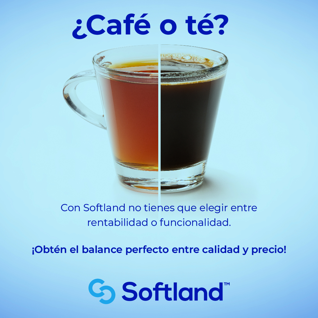 ¿Costo o funcionalidad? ¡Es como elegir entre café o té! ☕📊  ¡Descubre cómo nuestra solución ofrece la mezcla perfecta que llevará tu negocio hacia el éxito! 💡💰

softland.com.pa/soluciones-por…

#BalancePerfecto  #ERP #SoftlandHonduras #SoftlandNicaragua #SoftlandPanamá