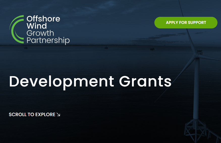 The Offshore Wind Growth Partnership (OWGP) has released its latest Development Grant funding call for UK businesses looking to accelerate their growth in the offshore wind supply chain.  ➡️ owgp.org.uk/programme/deve… ⏳Deadline is 5pm Friday 8th March