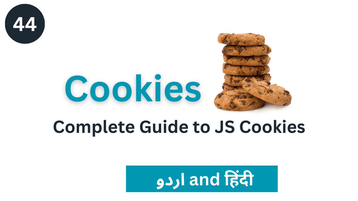 stackwisedev's tweet image. Complete Guide to learn about cookies in JavaScript: youtu.be/ErSGXUHD2ZY