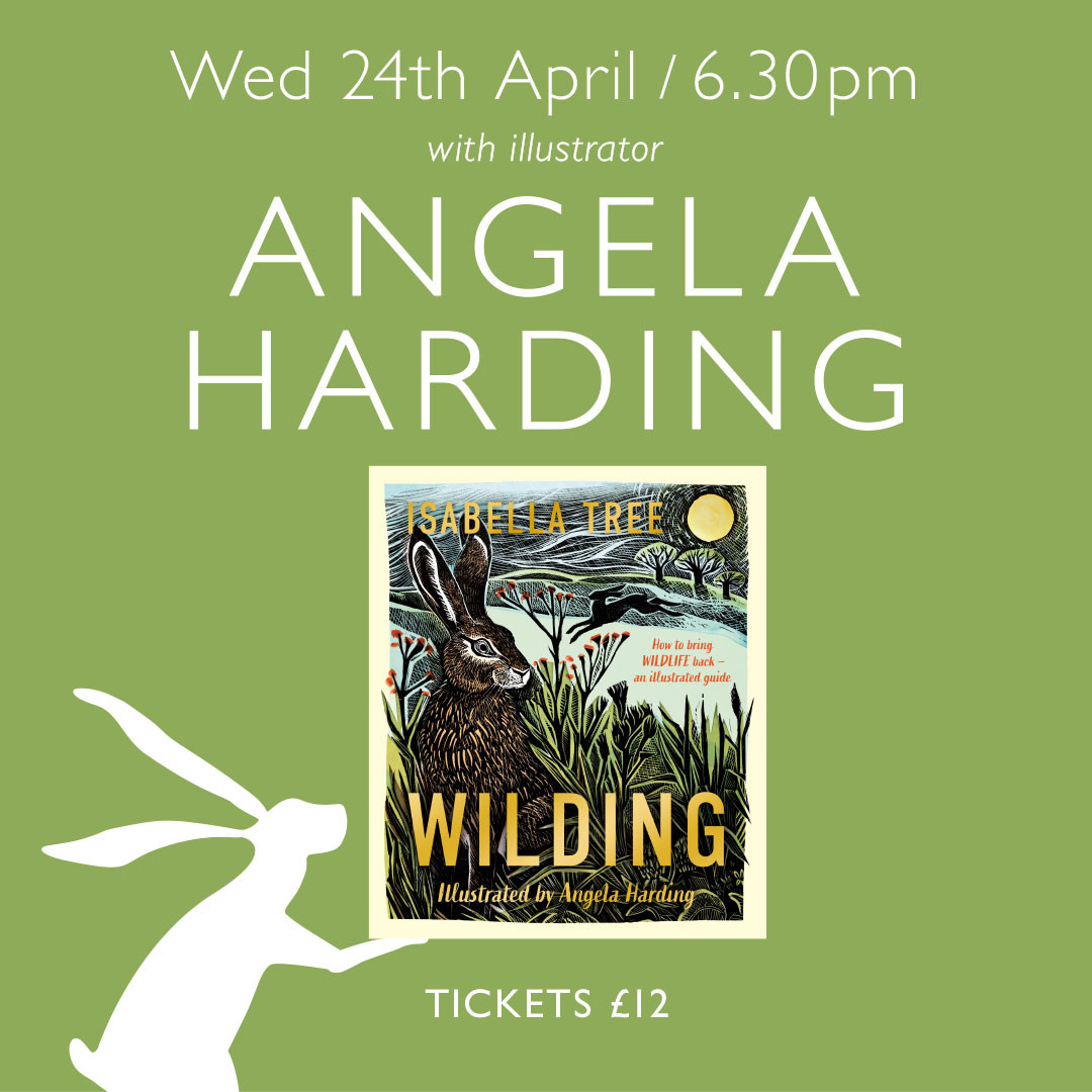 We are delighted to say that @ANGELACHARDING will be with us on Wed 24th April to talk about her work on the stunning new illustrated edition of 'Wilding' by Isabella Tree🌿 Book tickets here: mainstreetbooks.co.uk/author-events/… @panmacmillan