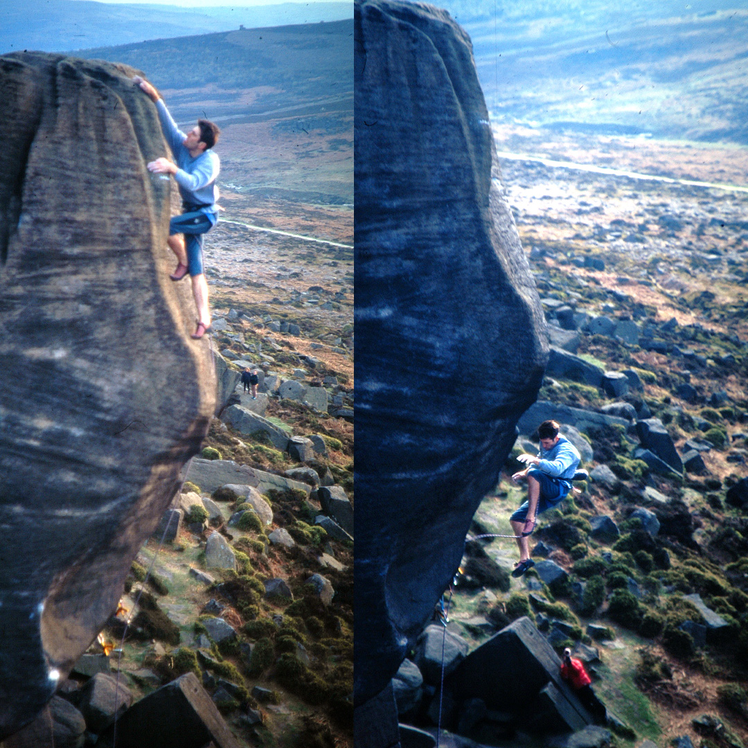 Excited to welcome Seb Grieve to the Outside Cafe WED 13th March 19:30 for 25th anniversary of #HardGrit. Come and hear 'From Black Rocks to Ulaanbaatar' - tales and trip reports from the era. Tickets here ow.ly/hWqX50QIHcV - all proceeds to #PeakDistrict Bolt Fund.