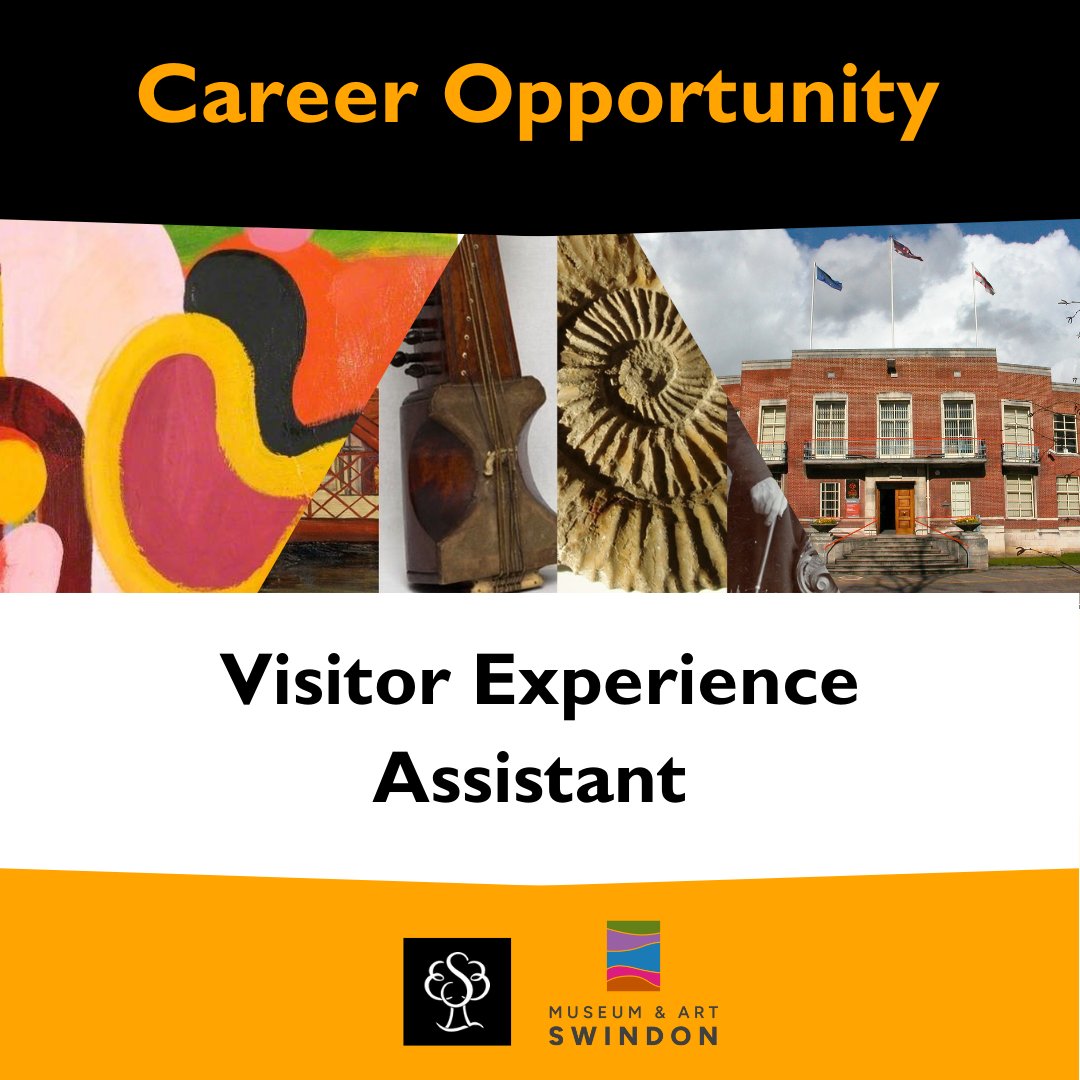 Exciting opportunity to join the Swindon Museums Team! 🏛🎨
Are you passionate about art, history and delivering exceptional visitor experiences?

Learn more here: l8r.it/QTTc

#SwindonJobs #MuseumJobs #ArtJobs