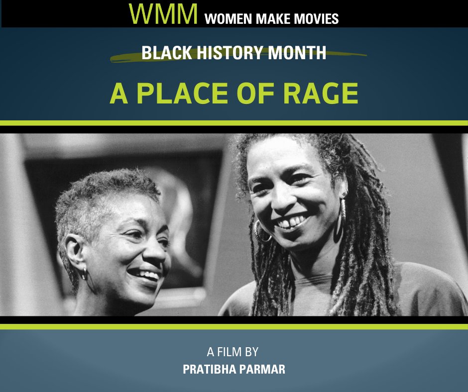 Through heartfelt exclusive interviews, 3 Black women reflect on the works of those before them, & muse the oftentimes overlooked victories throughout history in A PLACE OF RAGE (dir. Pratibha Parmar). Use code BHM24 for 25% off your order, ending today! ow.ly/8oTk50QJqOi