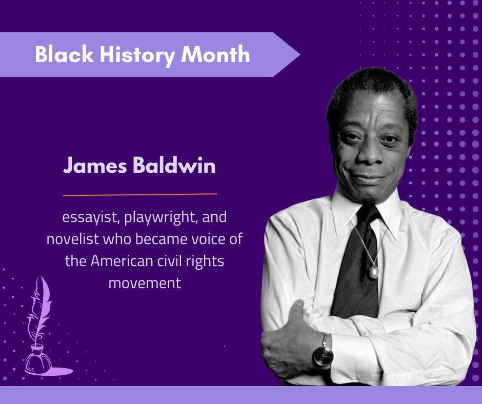 IQIDtech's tweet photo. James became the voice of the #civilrightsmovement and taught at @UMassAmherst and @hampshirecolg. @TIME stated, "There is not another writer — white or Black — who expresses with such poignancy and abrasiveness the dark realities of the racial ferment in North and South." https://t.co/aOHyFpWujE