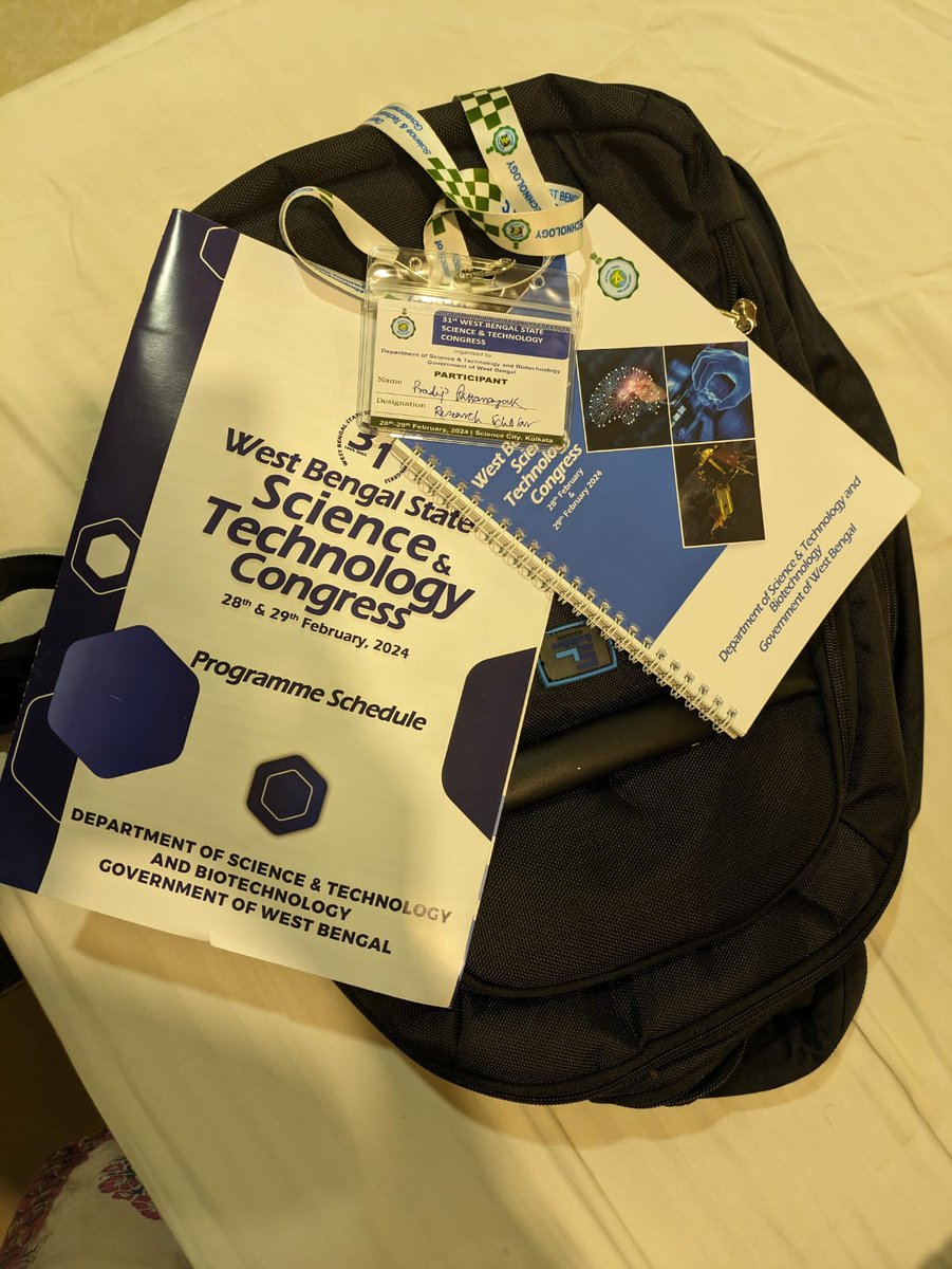 Pradip Pattanayak (@pradip_chem) on Twitter photo It was a pleasure to present my work at the 31st West Bengal Science and Technology Congress. The cherry on the cake is, I'm bestowed for outstanding paper awards in chemical sciences.
Thanks <a href="/pradiptp1/">Pradipta Purkayastha</a> <a href="/iiserkol/">IISER Kolkata</a> <a href="/sciencecongress/">Science Congress</a> <a href="/WbGovt/">WB Government</a> It was a pleasure to present my work at the 31st West Bengal Science and Technology Congress. The cherry on the cake is, I'm bestowed for outstanding paper awards in chemical sciences.
Thanks <a href="/pradiptp1/">Pradipta Purkayastha</a> <a href="/iiserkol/">IISER Kolkata</a> <a href="/sciencecongress/">Science Congress</a> <a href="/WbGovt/">WB Government</a>