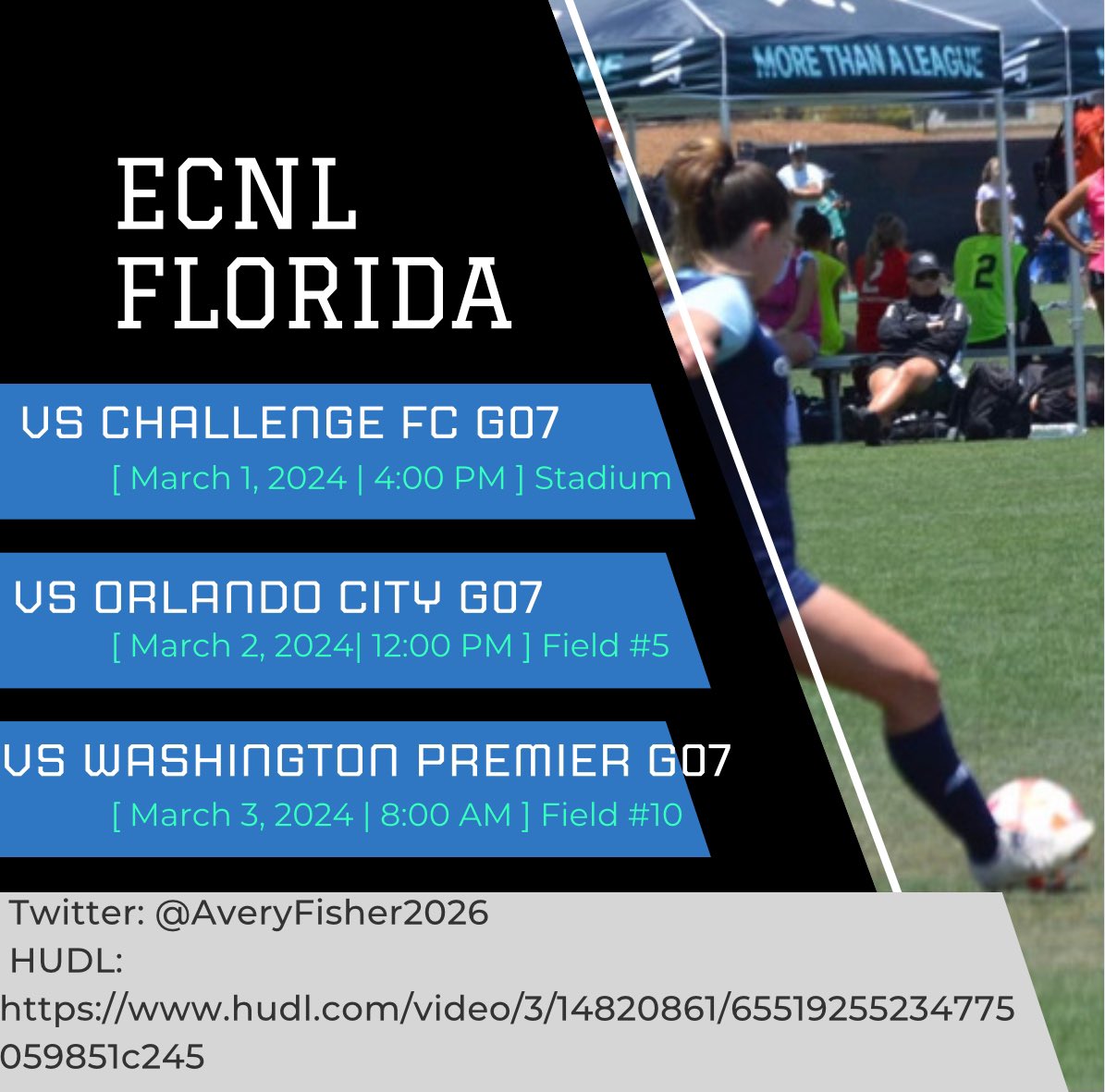 Avery Fisher (@averyfisher2026) on Twitter photo Schedule Update!! ECNL Florida ‘24
<a href="/08ecnlhammers/">2008 Hammerheads Girls ECNL</a> <a href="/ECNLgirls/">ECNL Girls</a> <a href="/TheSoccerWire/">SoccerWire</a> <a href="/ImCollegeSoccer/">College Soccer Truth ™</a> <a href="/PrepSoccer/">Prep Soccer ⚽️</a> <a href="/TopDrawerSoccer/">TopDrawerSoccer</a> Schedule Update!! ECNL Florida ‘24
<a href="/08ecnlhammers/">2008 Hammerheads Girls ECNL</a> <a href="/ECNLgirls/">ECNL Girls</a> <a href="/TheSoccerWire/">SoccerWire</a> <a href="/ImCollegeSoccer/">College Soccer Truth ™</a> <a href="/PrepSoccer/">Prep Soccer ⚽️</a> <a href="/TopDrawerSoccer/">TopDrawerSoccer</a>
