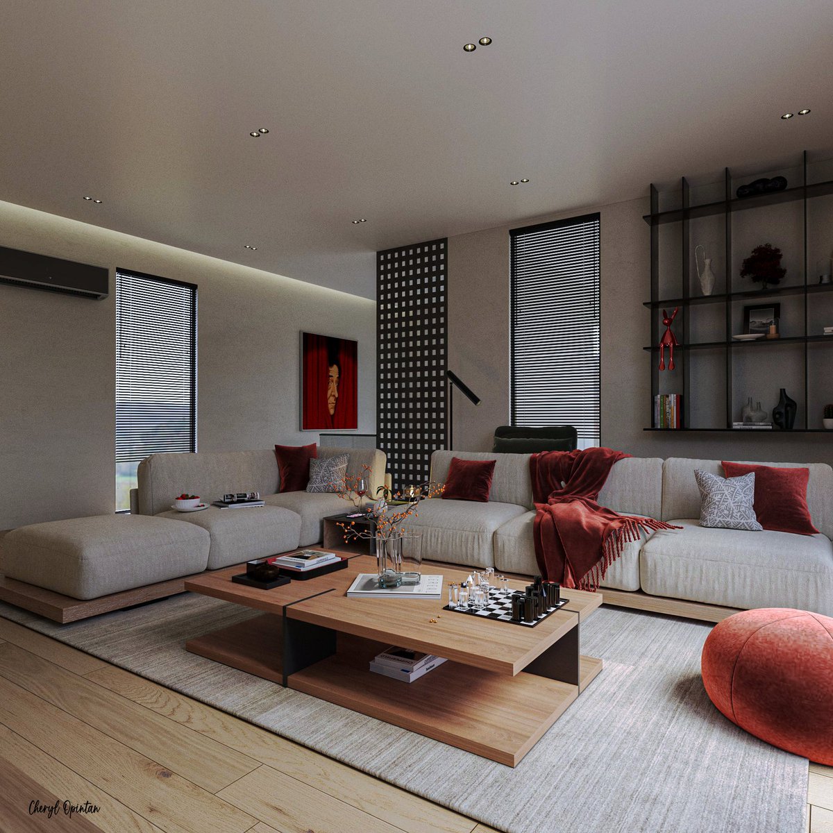 _cherylcharity's tweet photo. February's Design and Render Entry- The Bold Harmony
Upstairs living room
Interior Design and Visualization

Designed and Visualized by Cheryl Opintan
Software-Sketchup, V-Ray, Adobe Photoshop

#interiordesign #Sketchup #render #vrayrender #chaoscloud https://t.co/rrJ2D6nOeF