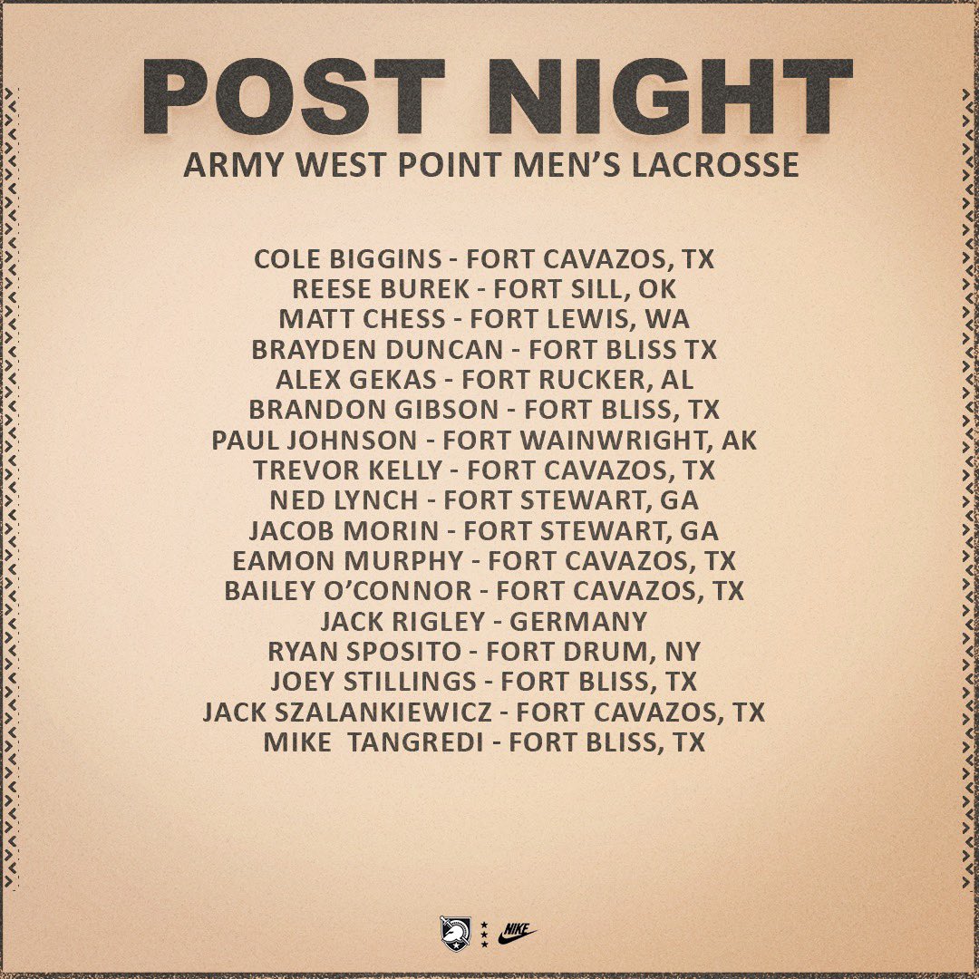Army Men's Lacrosse tweet media