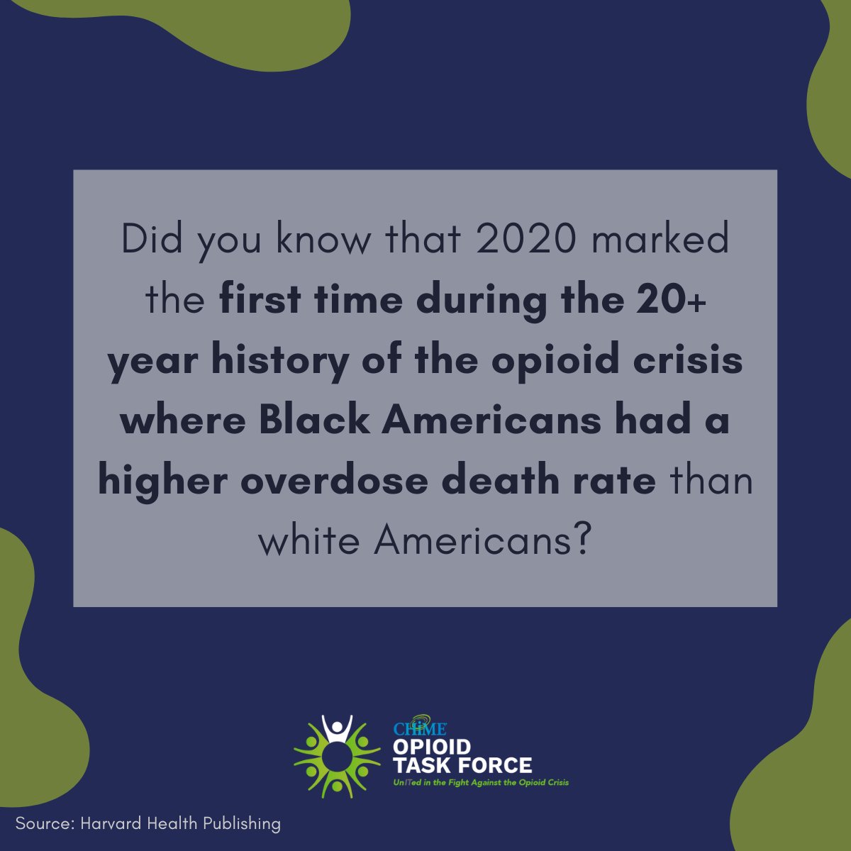 Did you know 2020 was the first time in a 20+ year history of the opioid crisis #Black Americans had a higher #opioidoverdose death rate than white Americans? Learn more about how unequal access to treatment compounds the problem! loom.ly/40few7Y?utm_so… #BlackHistoryMonth #SDOH