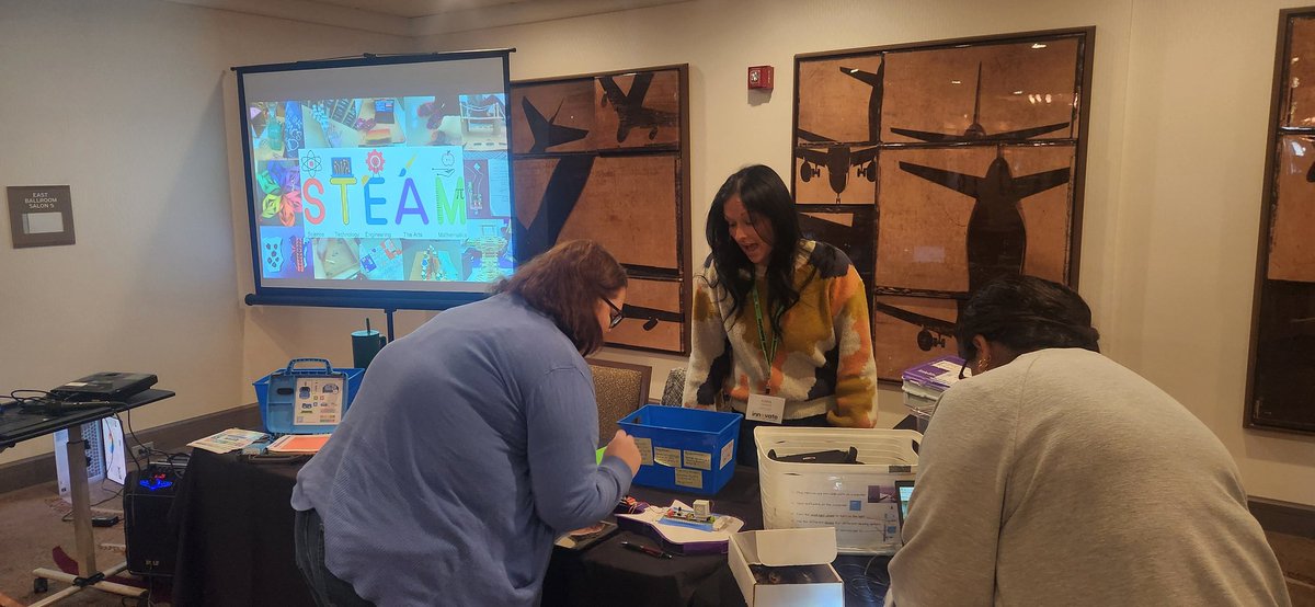 Tanie1403's tweet photo. Makers Space-STEAM for all! #innovate24 #EducPlus https://t.co/tz3wHhMo0r