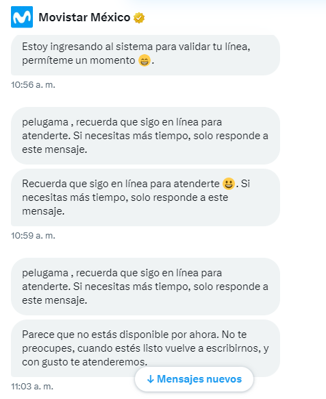 pelugama's tweet photo. @MovistarMX asco de atención al cliente https://t.co/GbXNQ6B9Jp