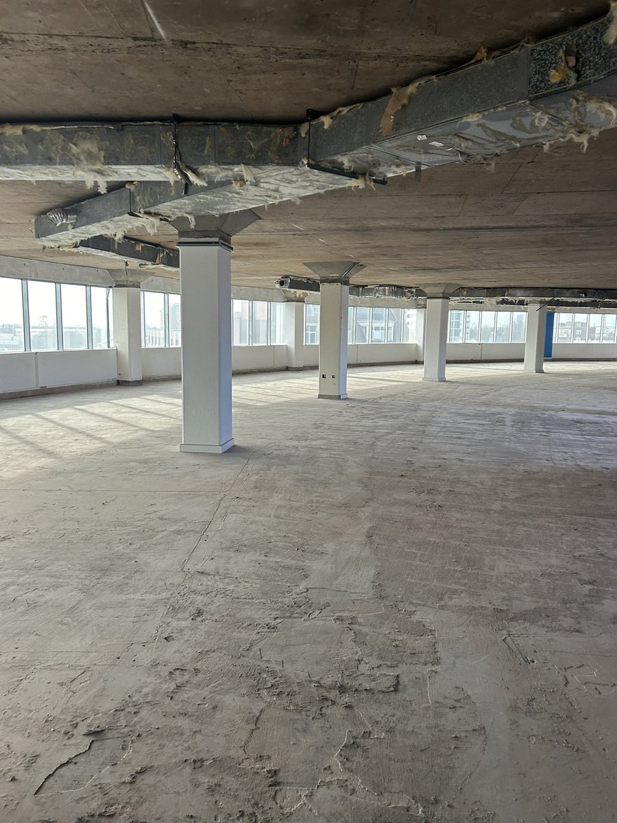 This week sees completion of a major strip out project at the former Europa House building on Ferensway, Hull. Works involved stripping out 6 floors and all roof-top plant and equipment in readiness for our Client <a href="/allenby_comm/">Allenby Commercial</a> to begin their fit out works. #demolition