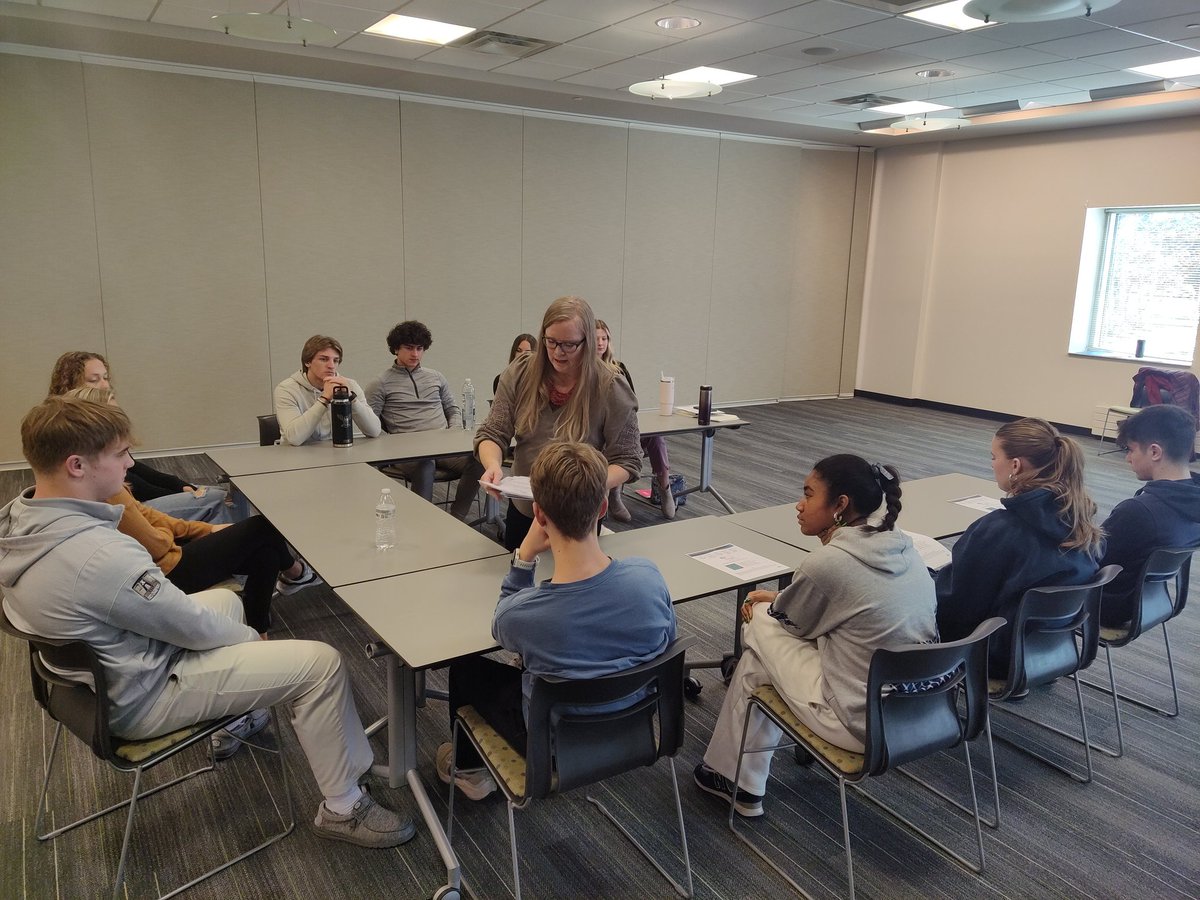 AthleticPioneer's tweet image. PAC Leadership Conference at Montgomery County Community College run by the Caron Foundation