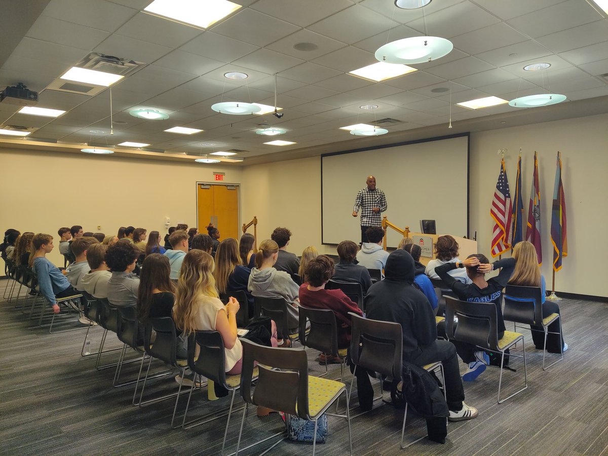 AthleticPioneer's tweet image. PAC Leadership Conference at Montgomery County Community College run by the Caron Foundation