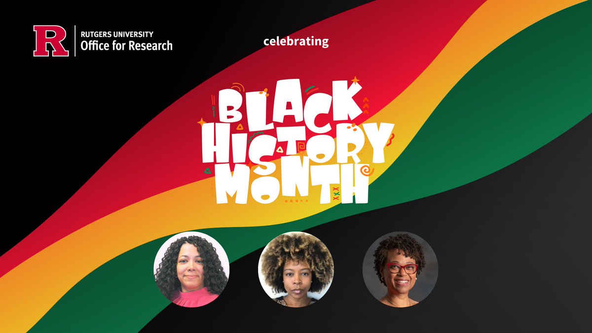 As #BlackHistoryMonth comes to a close, we highlight 3 members of our incredible team, who share with us the story of their professional journeys, including their experiences, achievements, mentors, and what inspires them. Read more: go.rutgers.edu/BHM24 #RutgersResearch