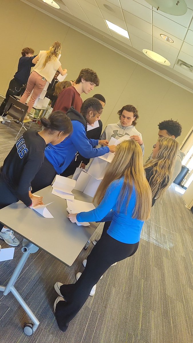 AthleticPioneer's tweet image. PAC Leadership Conference at Montgomery County Community College run by the Caron Foundation part 2