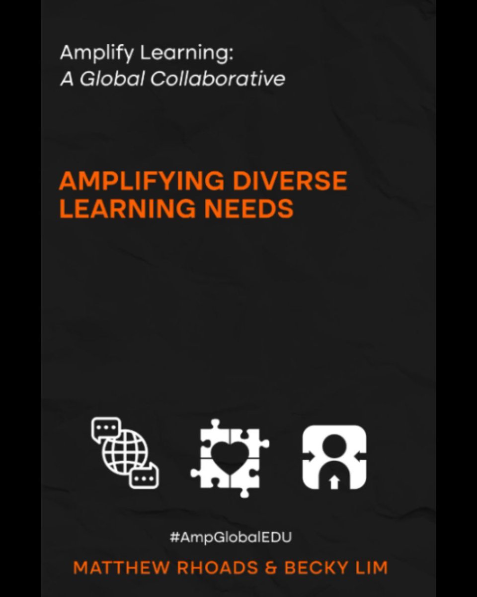 🎉 Congratulations on your new book! 🥳 'Amplifying Diverse Learning Needs' by Dr. Matt and Becky Lim! @MattRhoads1990 @TechWithBecky 📙 Available here: buff.ly/49Pf2A7 #AmpGlobalEdu #EdTech #NewBook