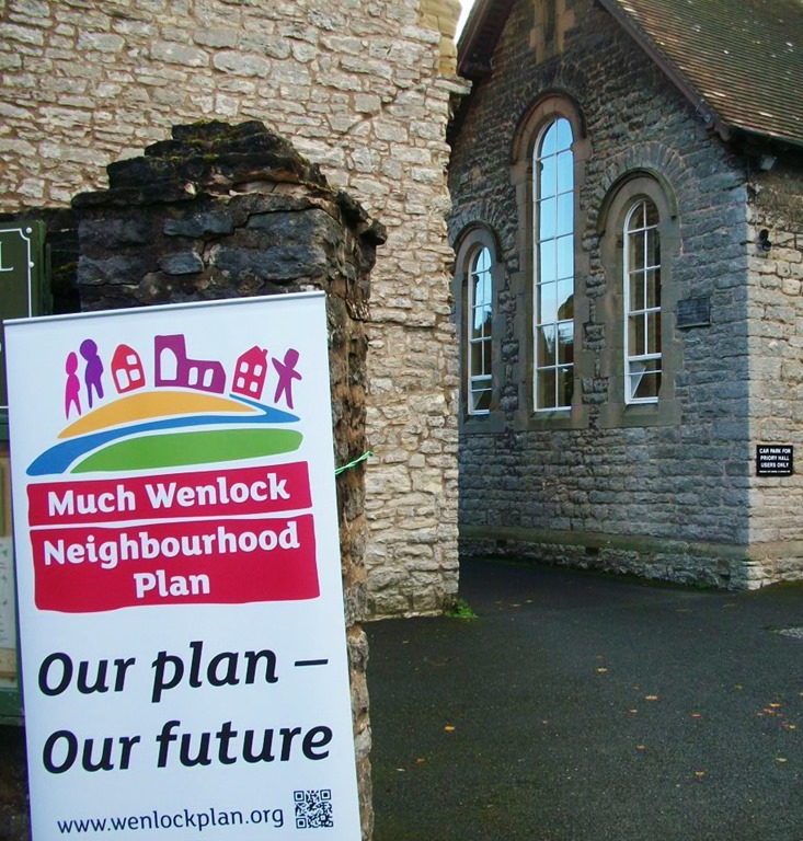 A welcome start on Sat 9 Mar with a drop-in event open to all from 10am. So, whether you live in Atterley, Bourton, Bourton Westwood, Callaughton, Farley, Homer, Presthope, Stretton Westwood, Wigwig, Wyke - or Much Wenlock town - you're in the parish and you should have your say.