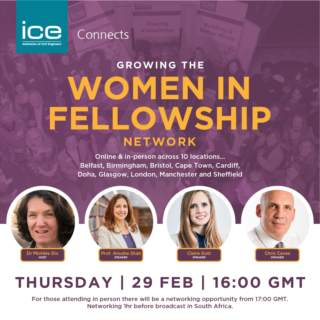 Thank you all for joining a truly scintillating discussion around the need to promote diversity in the civil engineering industry.

We hope you enjoyed the session as much as we did!

#fellowship #womeninSTEM