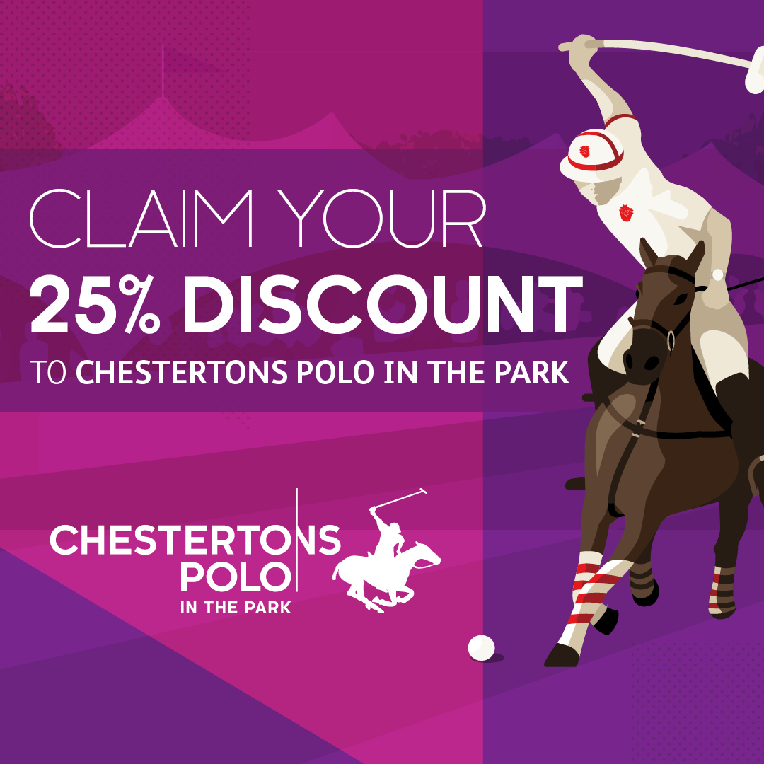 Ready for Chestertons @polointhepark?🏇 To celebrate the return of #London's ultimate three-day #polo event from 7th-9th June, use our exclusive discount code 𝐓𝐎𝐍𝐒 at checkout and get 25% off tickets 👉 bit.ly/3uQdkzy #Chestertons #PoloInThePark #Polo #Property