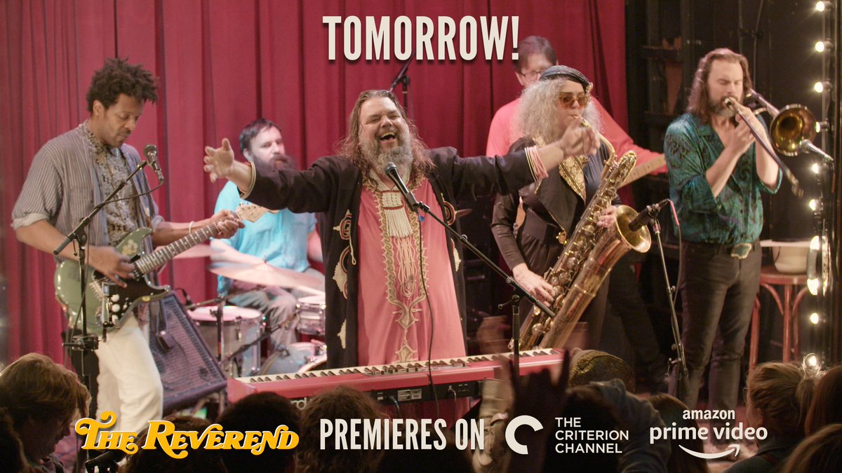 TOMORROW! See Rev. Vince Anderson &amp; The Love Choir from your very own home!
See how <a href="/reverendvince/">Rev. Vince Anderson</a> went from eccentric &amp; boisterous singer to ordained Reverend &amp; spiritual icon!

Watch THE REVEREND tomorrow on <a href="/criterionchannl/">Criterion Channel</a> &amp; @primevideo!