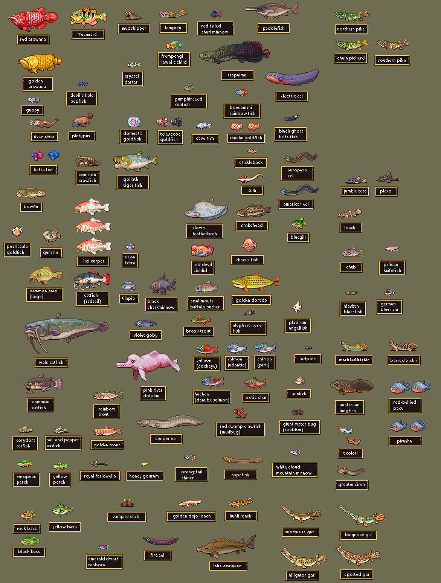 Neoriceisgood's tweet image. PIXELART #MARINEBIOLOGY This time I massively increased the number of non-fish, There's so many jellyfish, crabs etc out there! 

Am I still missing your fav? Let me know if there's anything you're still missing!