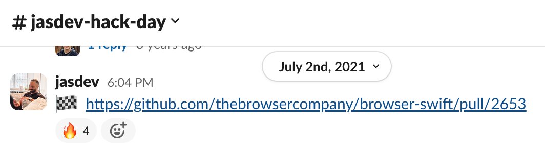 Fun fact: this affordance was one my interview tasks back when. &lt;3