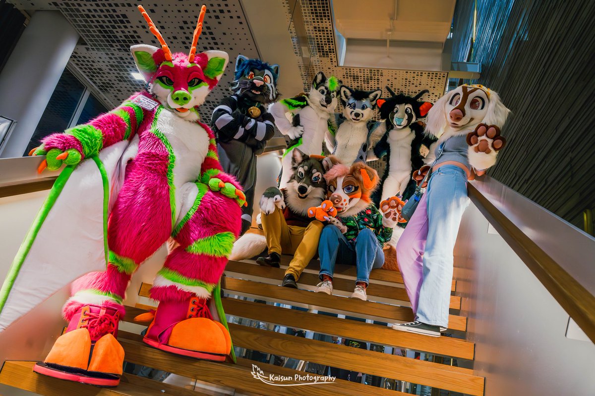 KaisunDerg's tweet image. The @nukecreations gang at #NFC2024 #NordicFuzzCon
Another photoshoot in the books! Once again appreciative of the invite to be their family photographer 🥰