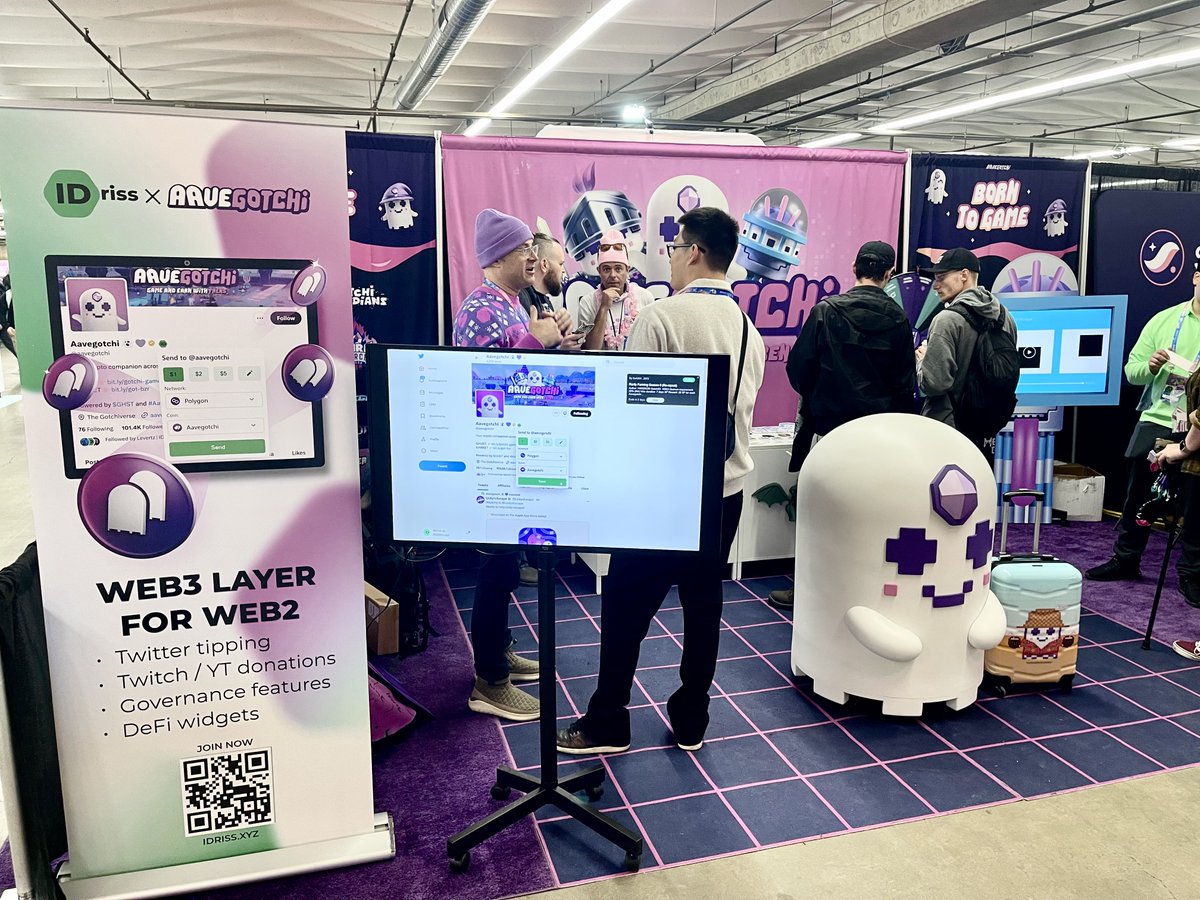 We're taking over the booth of our friends @aavegotchi at @EthereumDenver! 🏔🦬🦄 Come say gm to our team 👇 📅 Feb 29 - Mar 3, 10 - 10:30am daily 📍 The main venue
