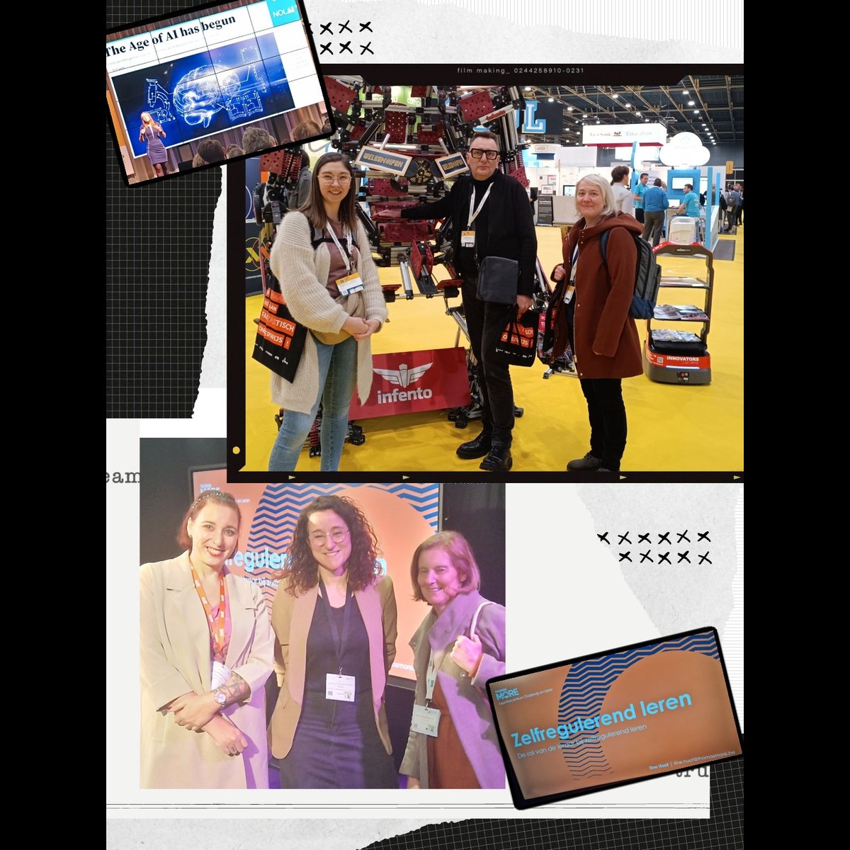 #ipon24 en #SETT24 op dezelfde dag -> geen probleem voor ons DICTeam dan verdelen we ons om met het beste terug naar onze school te gaan #hboverpleegkundegenk  😀