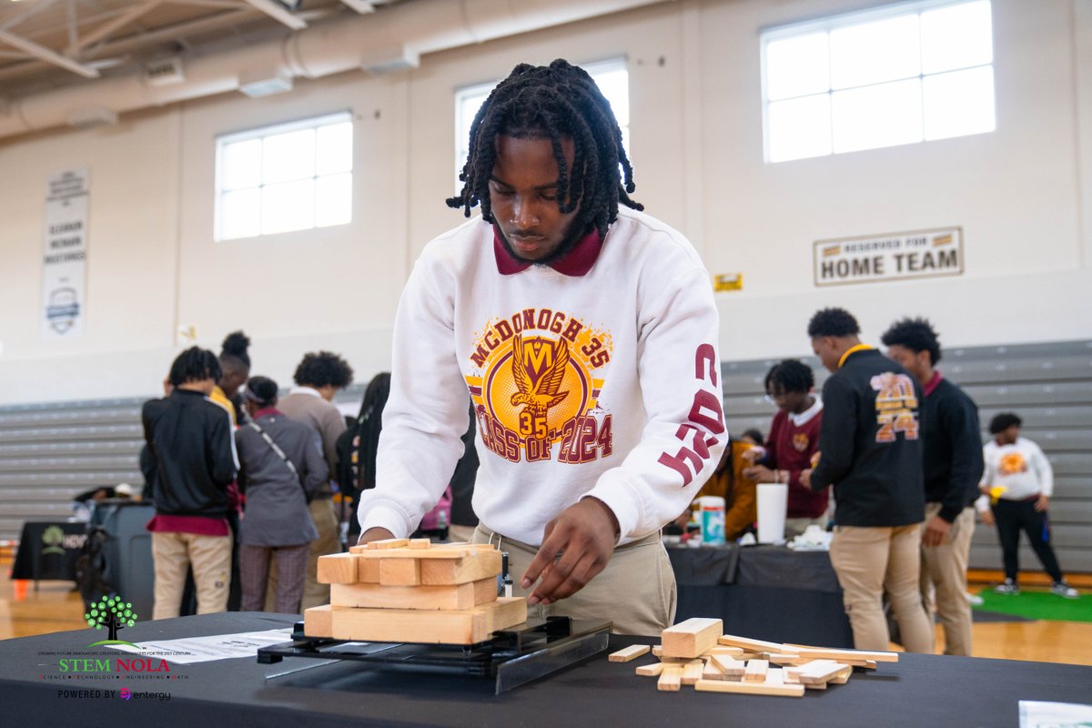 @InspireNOLA @McMainMustangs Students from @McDonogh35, @EdnaKarrHS and McMain got hands-on with technology, experienced chemical reactions, engineered structures, and learned real-life applications for concepts taught in school. #STEMforALL #YOUbelonginSTEM #STEMeducation