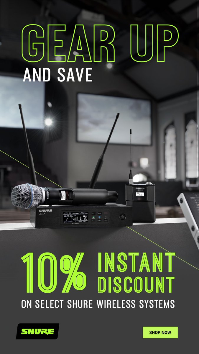 It's Leap Day! Time to get 10% off the Shure Digital Wireless lineup, before the Spring Promo disappears. See your local authorized dealer, or visit is.gd/rG0Ink for more info. #wirelessmics #springpromo #livesound #houseofworship #corporateevents #wepowerperformance