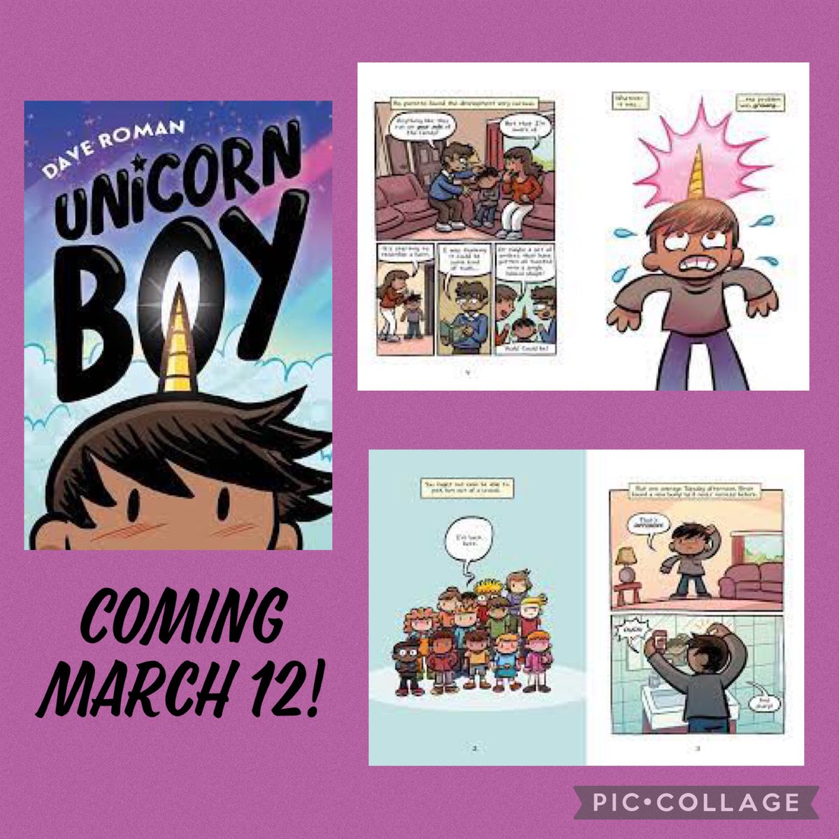 Melanie Dulaney (@dulaney_melanie) on Twitter photo New <a href="/yaytime/">Dave Roman</a> graphic novel series for those who enjoy superheroes and the ridiculous! Features a non-binary best friend/sidekick to the boy with the magical unicorn horn sticking out of his head. Oh, and a magical talking muffin. <a href="/01FirstSecond/">First Second</a> #BookAllies New <a href="/yaytime/">Dave Roman</a> graphic novel series for those who enjoy superheroes and the ridiculous! Features a non-binary best friend/sidekick to the boy with the magical unicorn horn sticking out of his head. Oh, and a magical talking muffin. <a href="/01FirstSecond/">First Second</a> #BookAllies
