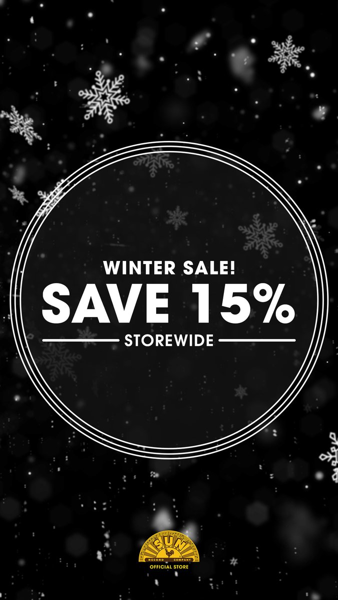 Today is the last day to save 15% during our Winter Sale! 🎉 Shop here: store.sunrecords.com