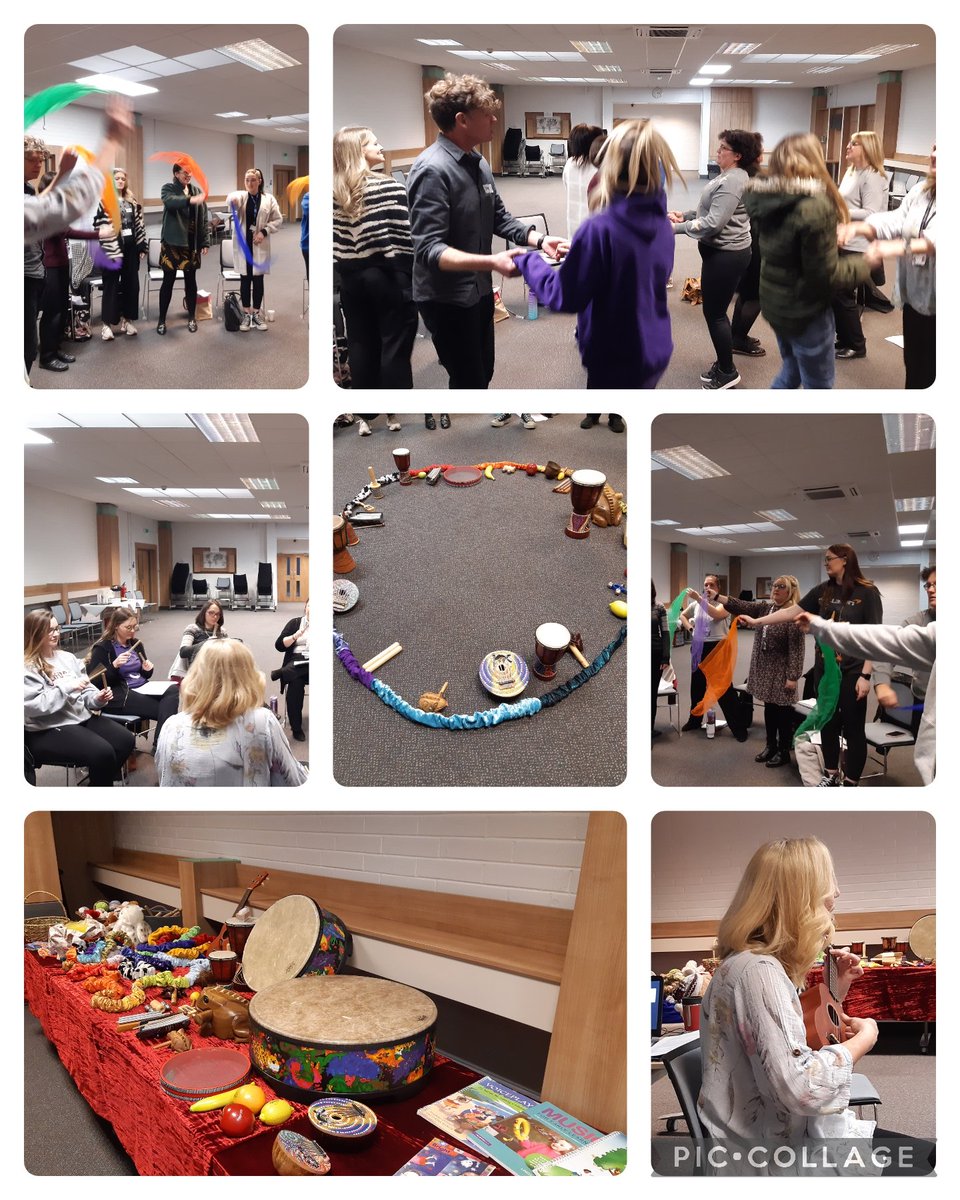 We've had a great day delivering training to Early Years Practitioners in Stoke-on-Trent  @SoTCityCouncil @StokeLearning @tmpartnership @StokeCEP @StokeCreates @stokeculture @StokeCMS @YouthMusic @YouthMusicNet #EYFS #EarlyYears #EarlyYearsMusic