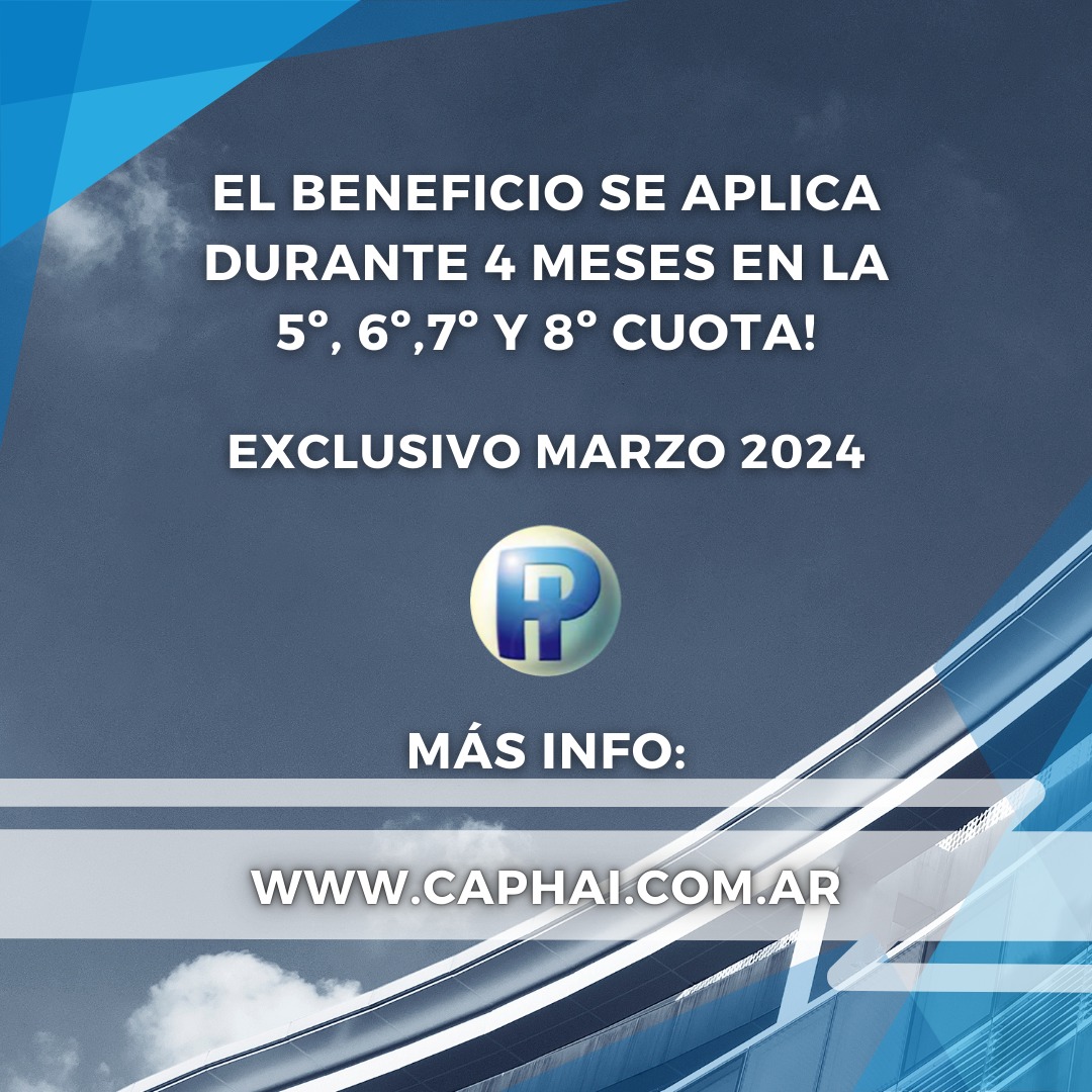 Sumá a un socio! Empezá el año acompañado de los que más saben de Propiedad Horizontal.

Siendo socio con tu cuota al día, ambos pueden acceder a grandes descuentos y beneficios. Exclusivo Marzo 2024.

#PromocionSocios #administraciondeconsorcios #propiedadhorizontal #caphyai
