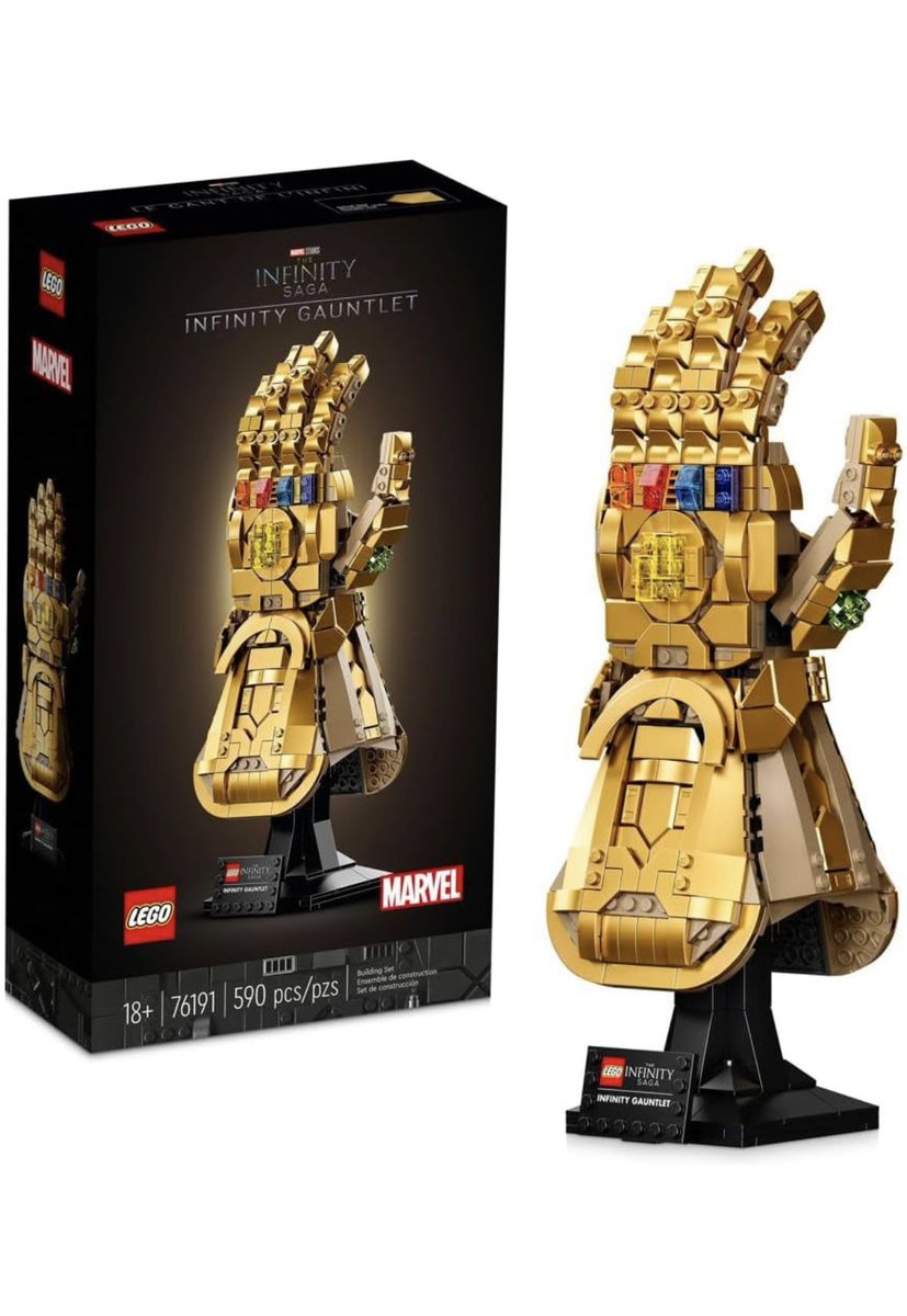 We’re giving away one of these LEGO Infinity Gauntlets! All you have to do is FOLLOW US and RETWEET this for a chance to win!