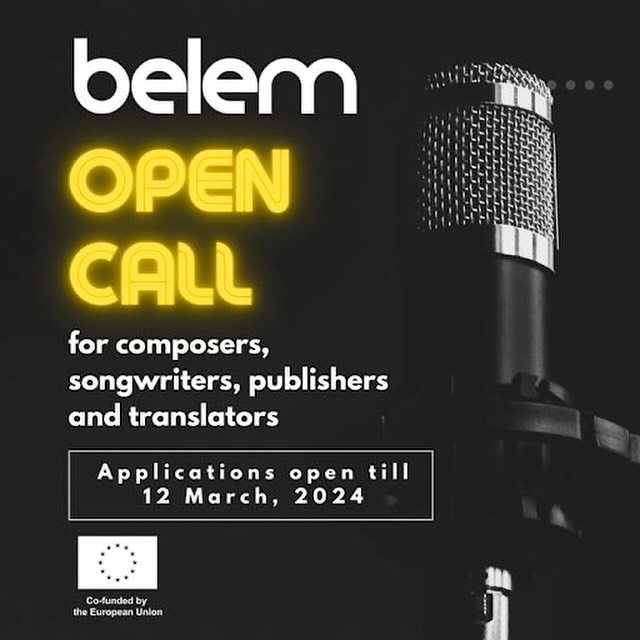 🎶 Call convida a criar versões traduzidas e adaptadas de músicas novas ou existentes (<a href="/TheBelemProject/">BELEM</a>)

🎸 tinyurl.com/belemusicterce…

#europacriativa #amaei #LusitaniaMusicPublishing #musica #europacriativaCULTURA #creativeeurope #CIEC #traducao #musicaeuropeia
